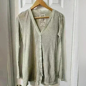 Johnny Was Pete And Greta Tissue Knit Cardigan